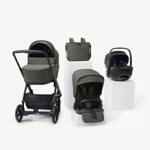 COCHE 3 PZAS KEEP+ CAPAZO SLEEP Y GR.0 KOMBIBABY NEGRO5757 JANE
