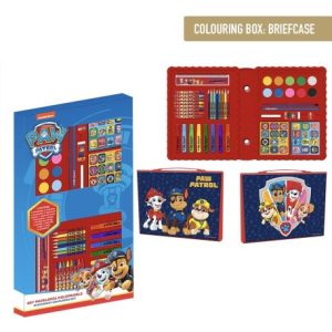 Set Papeleria Coloreable Caja Paw Patrol